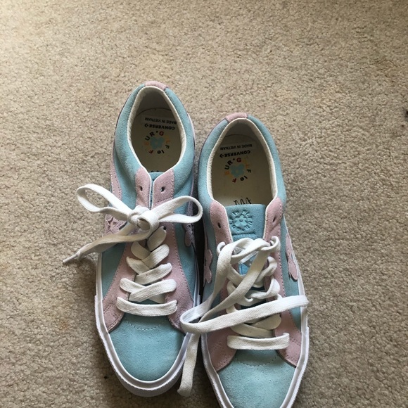 Converse One Star Ox Golf Le Fleur Light Blue Pink - Picture 2 of 7